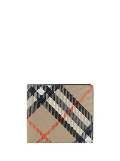 Burberry Men Wallet In Multicolor