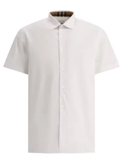 Burberry Men's White Shirt For Ss24