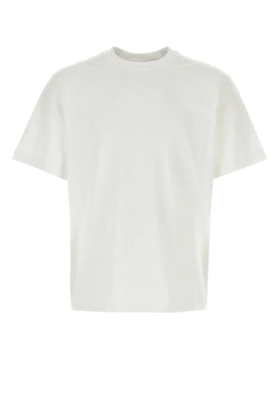 BURBERRY BURBERRY MEN WHITE STRETCH COTTON T-SHIRT