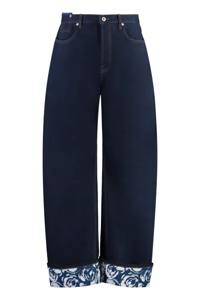 BURBERRY MEN'S WIDE-LEG JEANS
