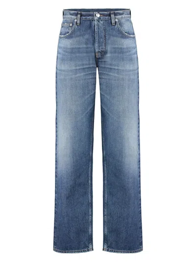 Burberry Men's Wide-leg Jeans In Denim