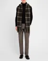 Burberry Check Wool Scarf In Snug