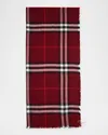Burberry Men's Wool Large Check Scarf