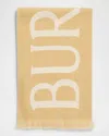 Burberry Men's Wool Logo B-shield Scarf