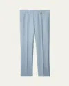 Burberry Wool Tailored Trousers In Gale