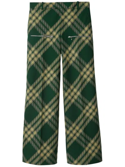 BURBERRY BURBERRY MEN WOOL TROUSERS