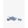 Burberry New Regis Vintage Check Sneakers In Blue