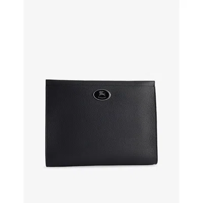 Burberry Mens  Cotswolds Zip Leather Pouch