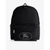 Burberry Black Backpack With Spacious Design And Padded Straps