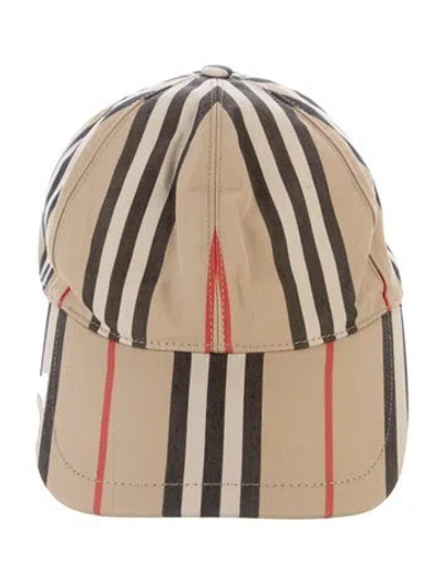 Pre-owned Burberry Mens' Canvas Hat In Neutral
