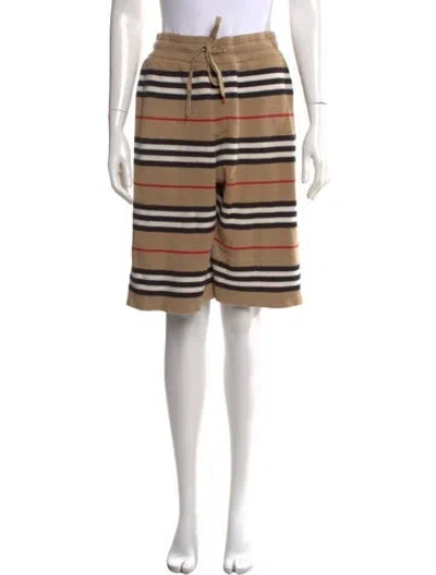 Pre-owned Burberry Merino Wool Knee-length Shorts In Neutrals