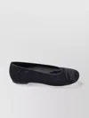 Burberry Mesh Ballerinas With Ekd Detail In Black