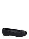 Burberry Mesh Ballerinas With Ekd Detail In Black