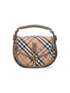 Burberry Beige B Clip Small Messenger Bag In Beige
