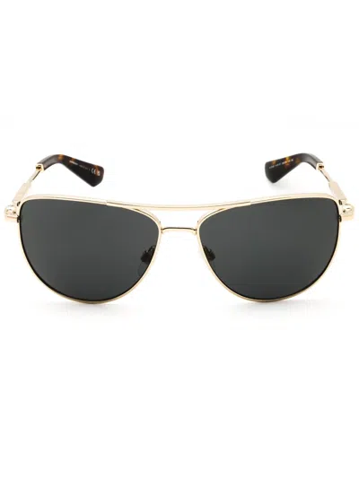 Burberry Metal Aviator Women's Sunglasses