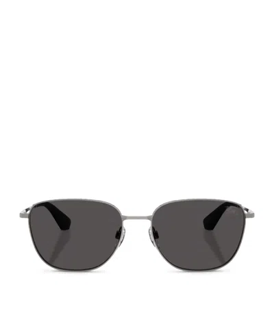 Burberry Metal Be3171 Square Sunglasses In Grey