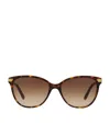 Burberry Womens Be4216 Cat Eye-frame Acetate Sunglasses Brown In Brown