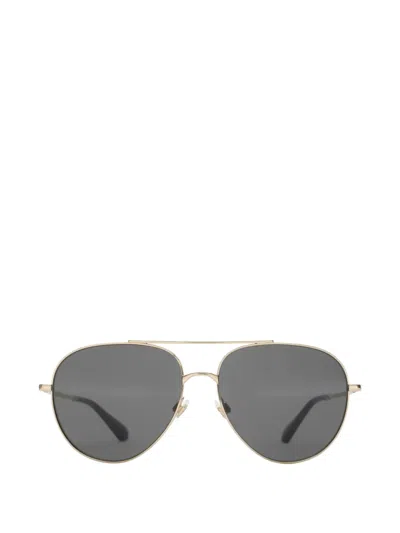 Burberry Metal Check Pilot Sunglasses In Multi