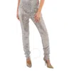 Burberry Metallic Paillette-embellished Mesh Leggings