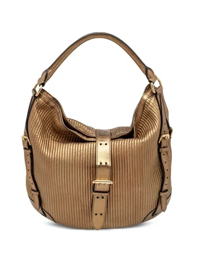 Pre-owned Burberry Metallic Shoulder Bag