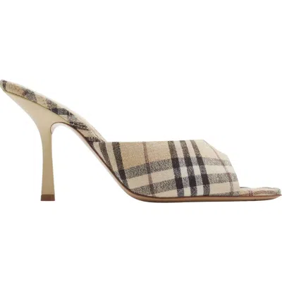 BURBERRY BURBERRY MEWS CHECK SLIDE SANDAL