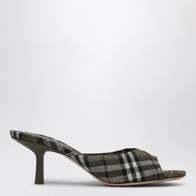BURBERRY MEWS MULE WITH CHECK PATTERN