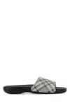 Burberry Beige Dive Check Slides