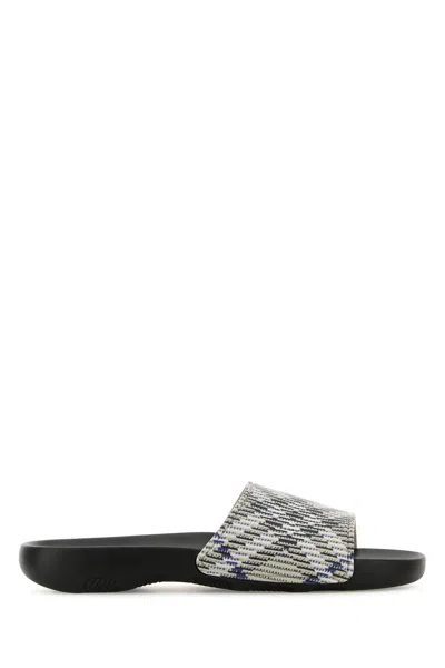 BURBERRY BURBERRY PRINTED RUBBER SLIPPERS