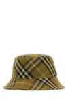 Burberry Checkered Cotton Bucket Hat