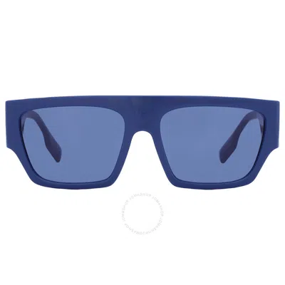 Burberry Micah Dark Blue Browline Men's Sunglasses Be4397u 405880 58