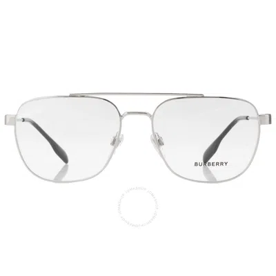 Burberry Michael Demo Navigator Men's Eyeglasses Be1377 1005 57 In Red