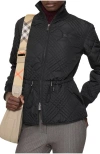 Burberry Micro Check-stitch Nylon Wakerley Jacket In Multi