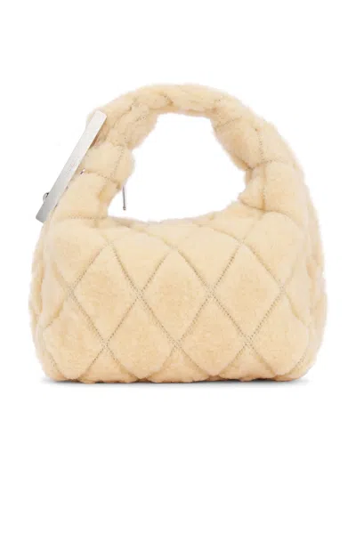 Burberry Micro Peg Bag With Chain In Peach