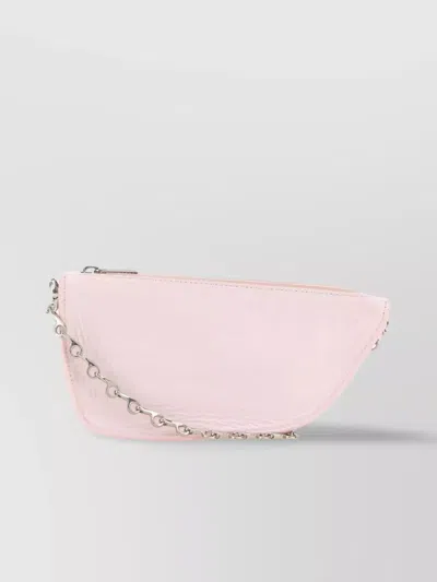 Burberry Micro Shield Leather Shoulder Bag In Pastel