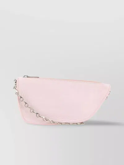 BURBERRY MICRO SHIELD LEATHER SHOULDER BAG