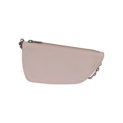 Burberry Micro Shield Crossbody Bag In Purple