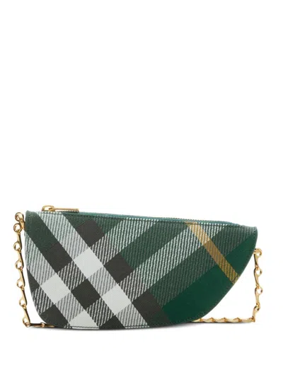 Burberry Micro Shield Sling Bag In Green