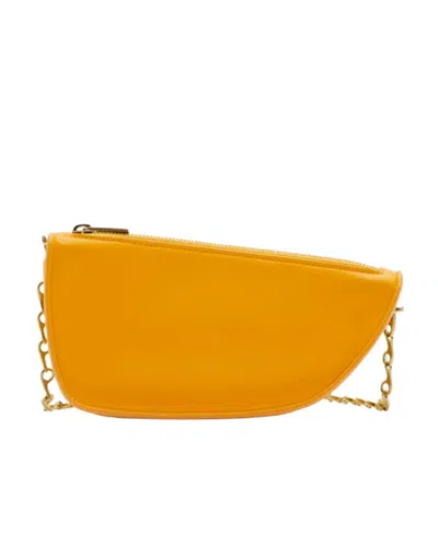 Burberry Micro Shield Sling Mini Bag In Yellow