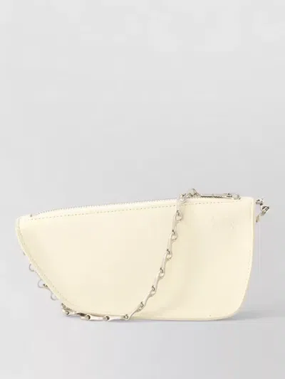 Burberry Micro Shield Wallet Chain Shoulder Bag Leather In Pink