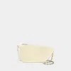Burberry Micro Shield Wallet On Chain In Black