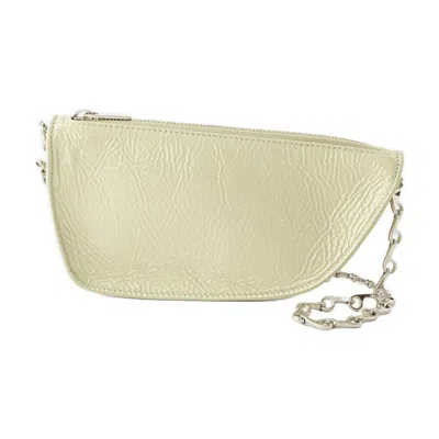 Burberry Micro Sling Shield Crossbody In Neutral