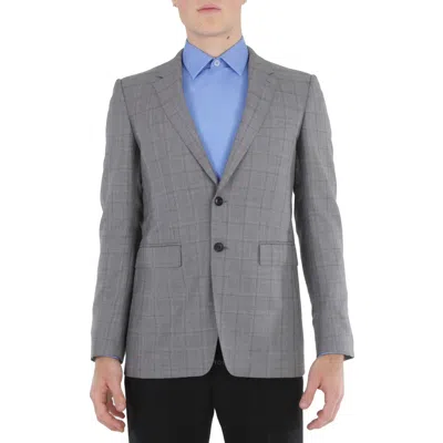 Burberry Mid Grey Melange Millbank 2 Suit Blazer In Gray