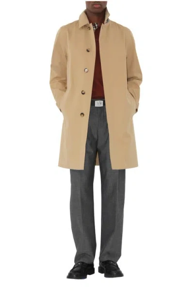 BURBERRY BURBERRY MID-LENGTH BONDED GABARDINE CAR COAT