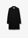 Burberry Camden Water Resistant Cotton Gabardine Car Coat In Black