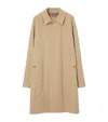 Burberry Camden Coat In Yellow