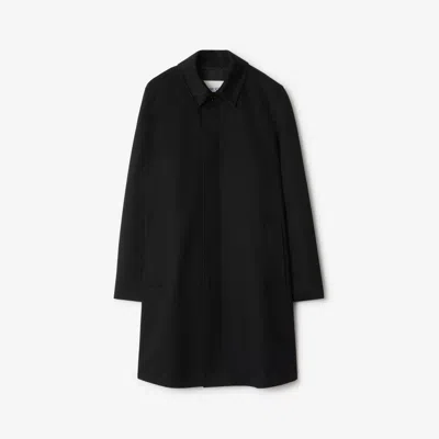 Burberry Mid-length Cashmere Car Coat In Black