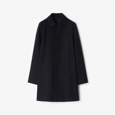 Burberry Mid-length Cashmere Car Coat In Black