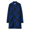Burberry Checked Twill Single-breasted Car Coat