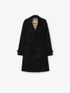 Burberry Mid-length Chelsea Heritage Trench Coat In Black