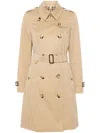 Burberry Mid-length Chelsea Heritage Trench Coat In Nude